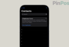 delete duplicate contacts on iPhone