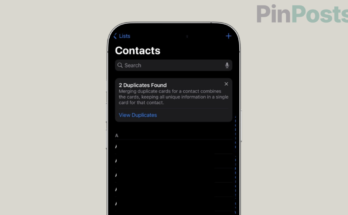 delete duplicate contacts on iPhone