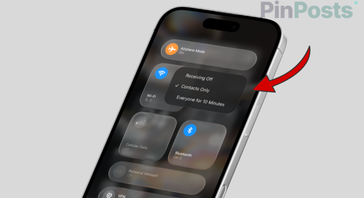 fix airdrop not working iOS 26