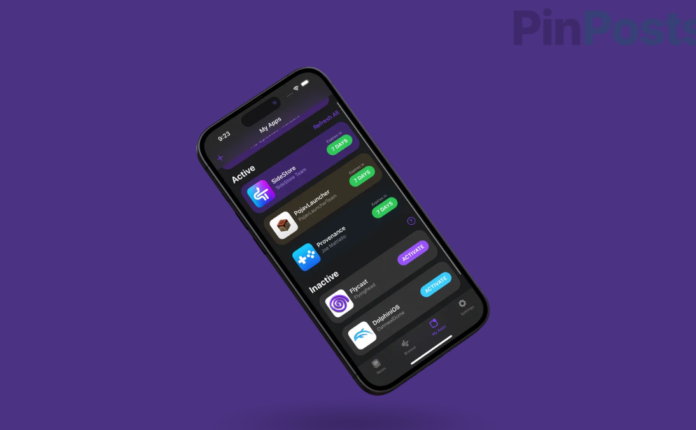 SideStore app installed on an iPhone running iOS 27