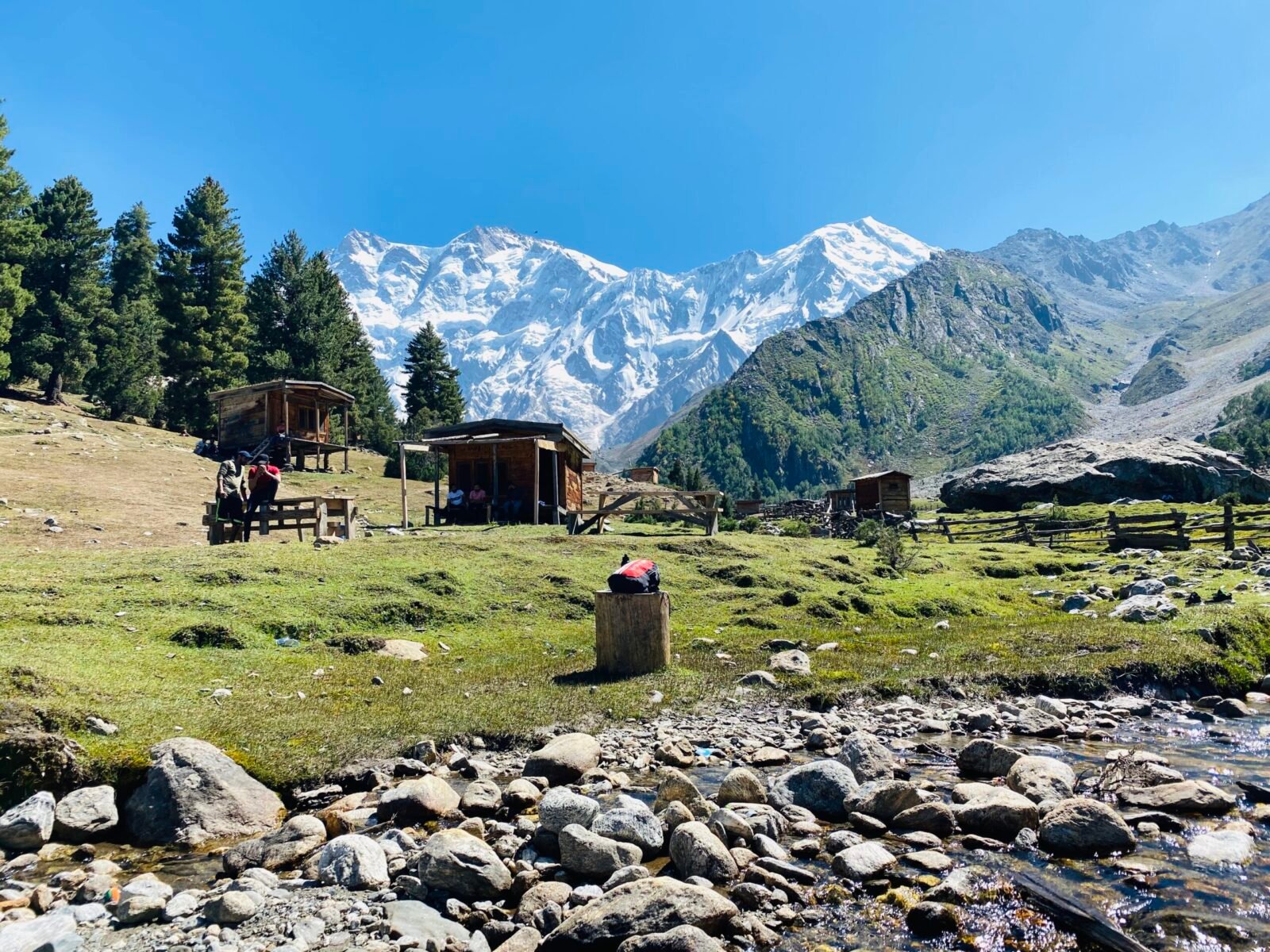 beyal camp with nanga parbat view august