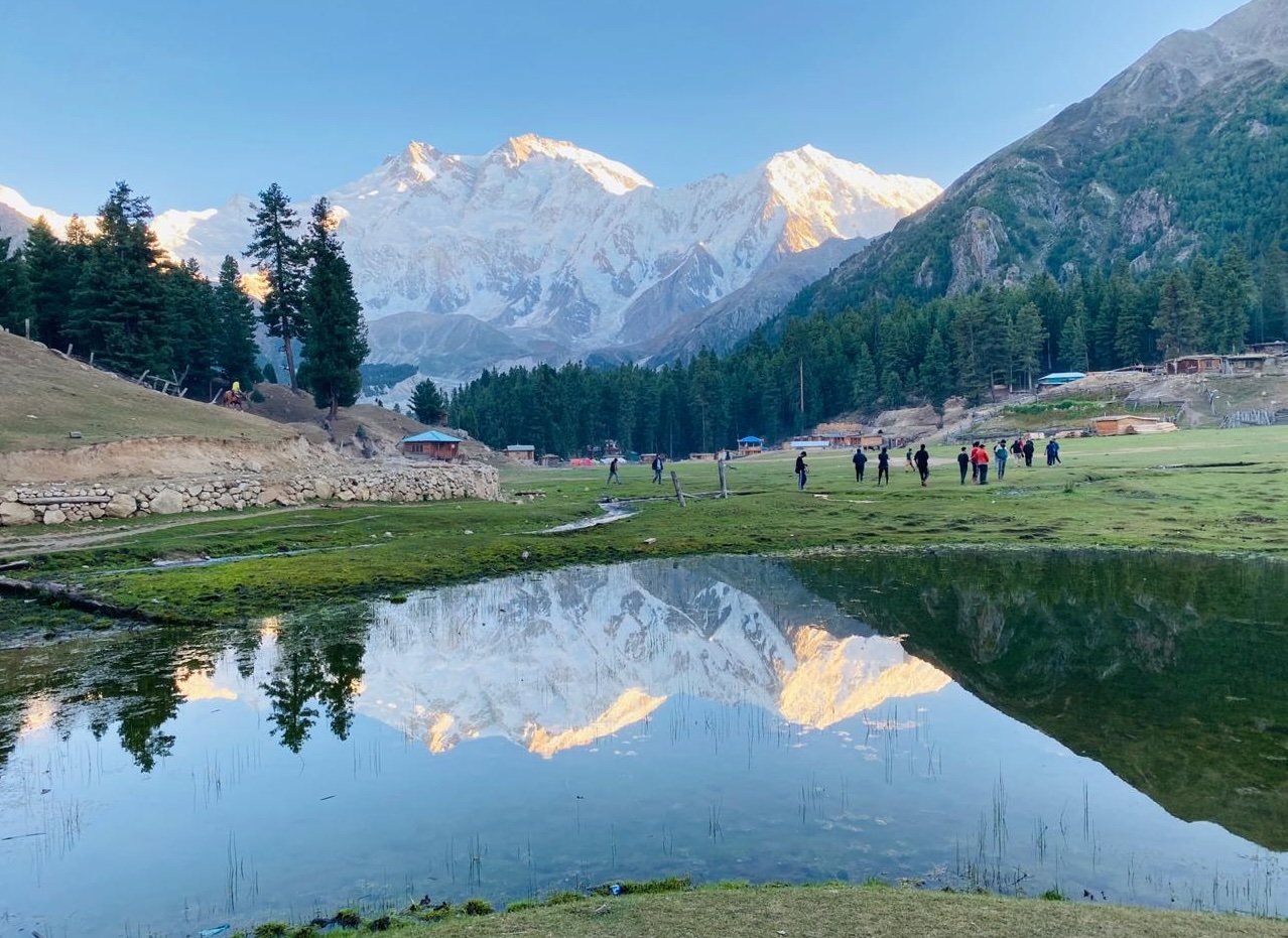 golden hour at fairy meadows