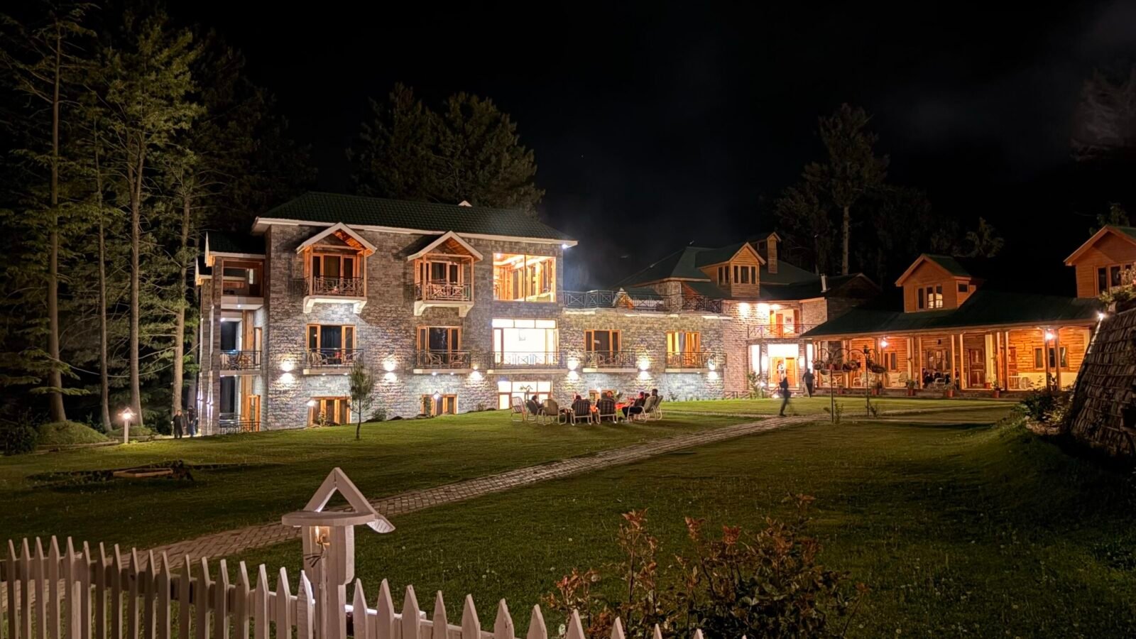 hotel spruce shogran may 2026 at night